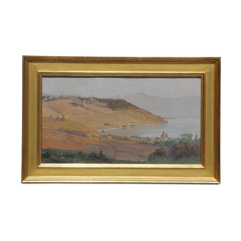 布面油画《拉沃风景》署名帕里索德 - Moinat - 画 - 景观 布面油画《拉沃风景》署名帕里索德 - Moinat - 画 - 景观