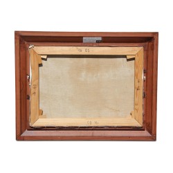 Ein Öl auf Leinwand „The Barge“