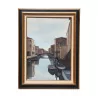 An oil on canvas \"Chioggia\" signed Jean-Pierre Stauffer - Moinat - Painting - Landscape
