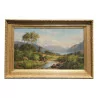 A painting signed Charles Jones Way. (1834-1919) - Moinat - Painting - Landscape