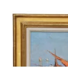 Ein Gemälde „Fischerboot am Meer“ - Moinat - Gemälden - Marine