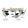 Tulip Knoll table by Eero Saarinen in marble - Moinat - Dining tables