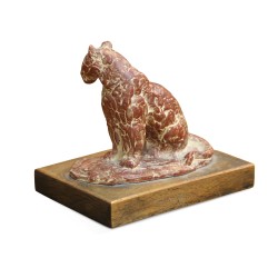 署有皮埃尔·布兰克 (Pierre Blanc) 签名的兵马俑雕塑
