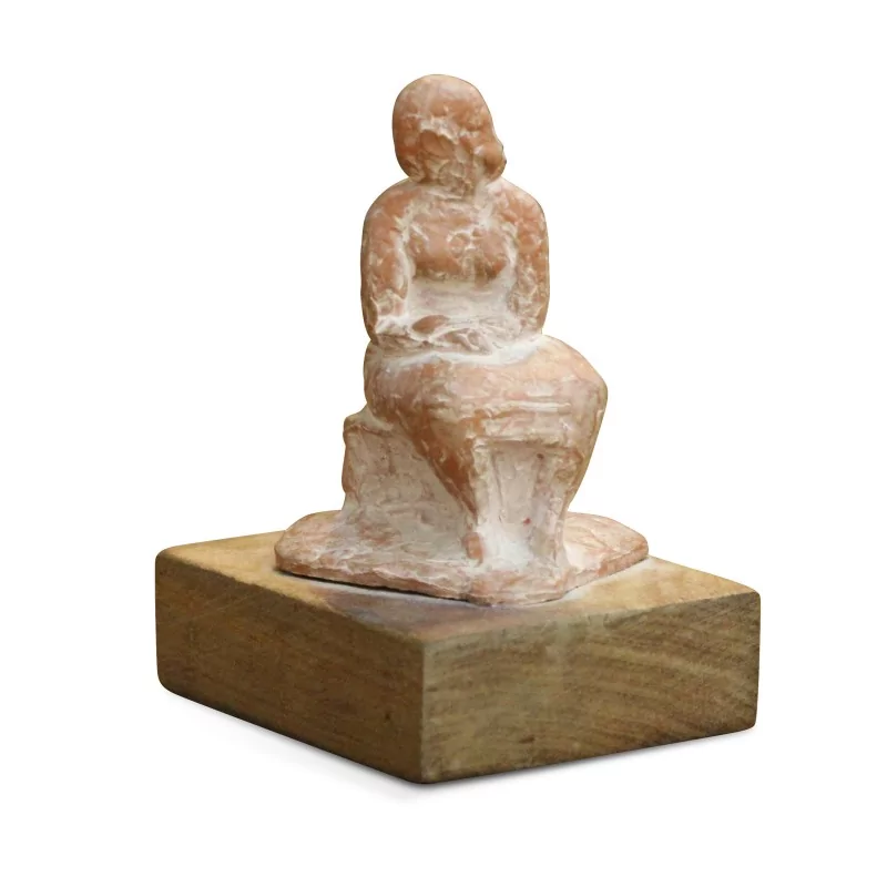 Une sculpture en terre cuite signé Pierre Blanc - Moinat - Accessoires de décoration