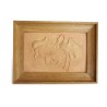 Une paire de bas relief signé Pierre Blanc - Moinat - Décoration murale, Console à suspendre