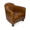 A Gentleman Whiskey calfskin armchair - Moinat - Armchairs