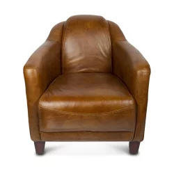 A Gentleman Whiskey calfskin armchair