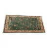 thick rug with Japanese decor in green, pink, white, etc. - Moinat - Rugs