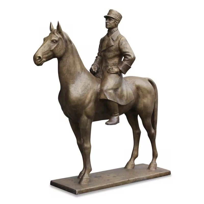 Un bronze "Général Guisan" signé F.R Schmied - Moinat - Bronzes