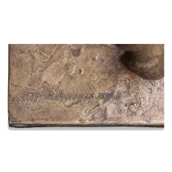 Un bronze "Général Guisan" signé F.R Schmied