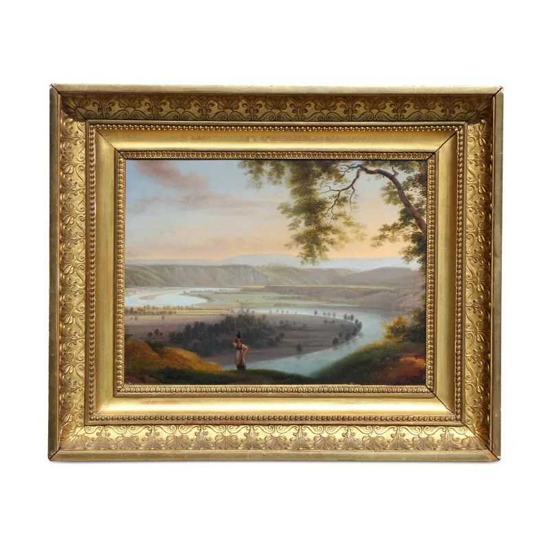 Gemälde „Fluss“ von Jean Charles Auriol - Moinat - Gemälden - Landschaften