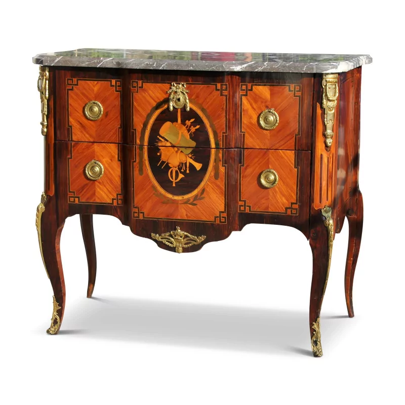 A “Sauté” chest of drawers - Moinat - Chests of drawers, Commodes, Chifonnier, Chest of 7 drawers