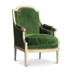 Paire de bergère Louis XVI en hêtre