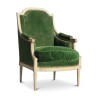Paire de bergère Louis XVI en hêtre - Moinat - Fauteuils