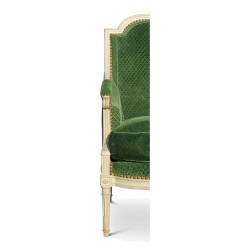 Paire de bergère Louis XVI en hêtre