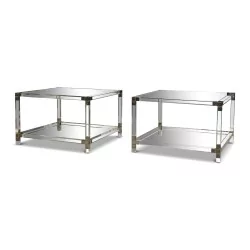 Un bout de canapé en Plexiglas transparent