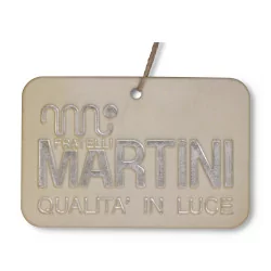 Un lampadaire "Fratelli Martini" en laiton