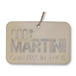 Eine „Fratelli Martini“-Leselampe aus Messing