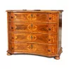 A Basel Louis XIV walnut chest of drawers - Moinat - Chests of drawers, Commodes, Chifonnier, Chest of 7 drawers