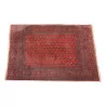 黑色和红色羊毛制成的伊朗地毯 - Moinat - 地毯