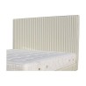 Une tête de lit moderne recouvert de tissu à rayures - Moinat - Têtes de lit