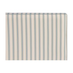 Une tête de lit moderne recouvert de tissu à rayures
