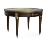 A small circular table, marble top - Moinat - End tables, Bouillotte tables, Bedside tables, Pedestal tables