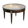Ein kleiner runder Tisch mit Marmorplatte - Moinat - Sockeltische, Gueridons