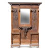 Eine Garderobe aus Buche und vergoldeter Bronze - Moinat - Mantelhälter, Garderoben, Regenschirmhälter