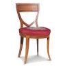 A set of nine seats in oak and mahogany - Moinat - Chairs