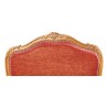 A molded walnut seat with pink velvet - Moinat - Armchairs