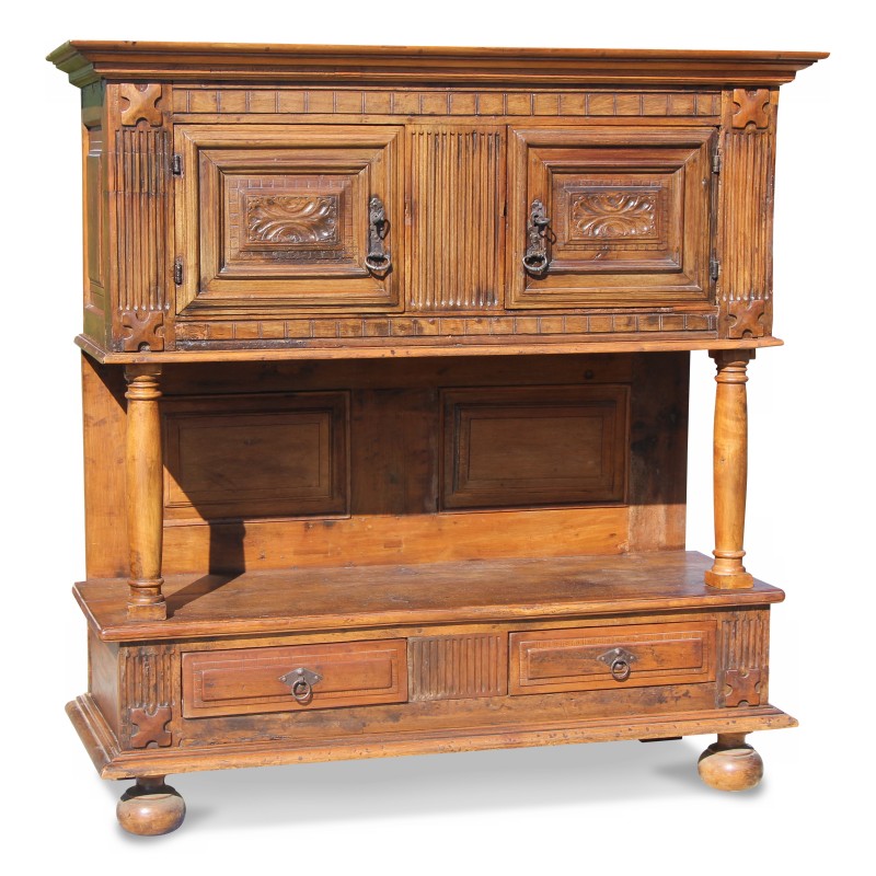 文艺复兴时期的胡桃木餐边柜 - Moinat - 衣柜, Bars, 餐具柜, Dressers, Chests, Enfilades 文艺复兴时期的胡桃木餐边柜 - Moinat - 衣柜, Bars, 餐具柜, Dressers, Chests, Enfilades