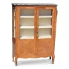 A glass shelf in rosewood, oak and marble - Moinat - Bookshelves, Bookcases, Curio cabinets, Vitrines