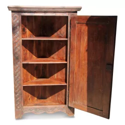 A rustic corner piece of fir furniture