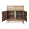 A glazed walnut cabinet, four openings - Moinat - Bookshelves, Bookcases, Curio cabinets, Vitrines