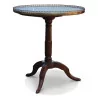 小圆三脚桌，桃花心木，大理石台面 - Moinat - End tables, Bouillotte tables, 床头桌, Pedestal tables