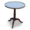 小圆三脚桌，桃花心木，大理石台面 - Moinat - End tables, Bouillotte tables, 床头桌, Pedestal tables