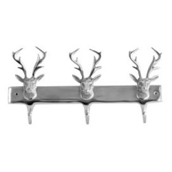 A silver metal wall wardrobe