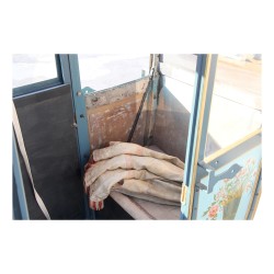 Chaise à porteurs double, aussi appelée litière, fin 18ème