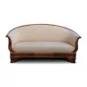 A beige walnut sofa - Moinat - Sofas