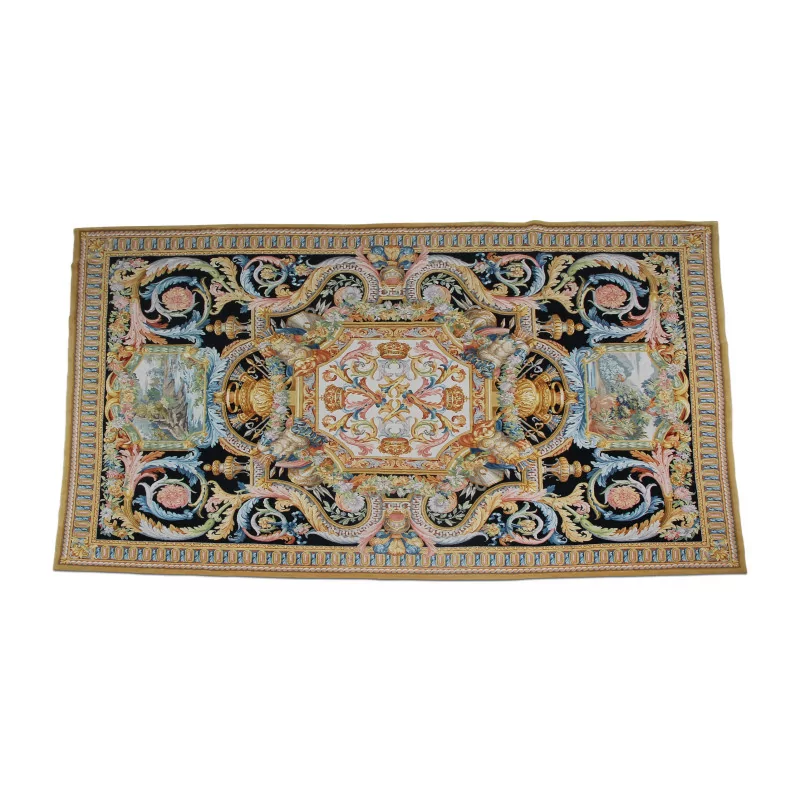 Ein „Savonnerie“-Teppich aus 100 % Wolle - Moinat - Teppiche