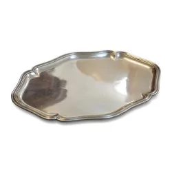 A serving tray in 800 silver