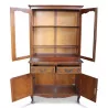 A glazed walnut storage unit - Moinat - Bookshelves, Bookcases, Curio cabinets, Vitrines