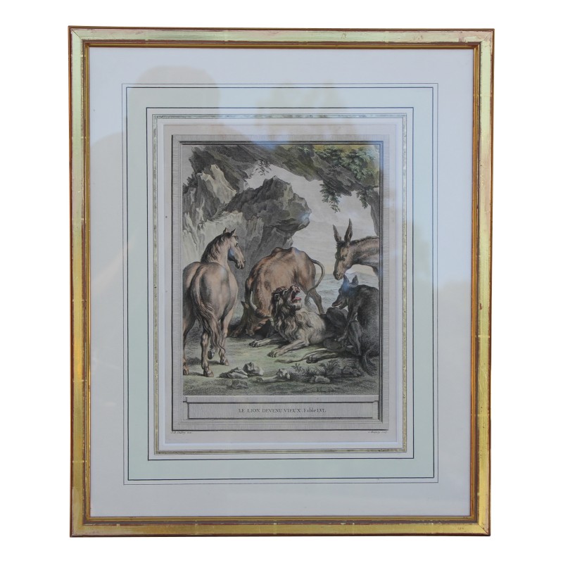 Une oeuvre de JB. Oudry et JB. Baquoy - Moinat - Gravures Une oeuvre de JB. Oudry et JB. Baquoy - Moinat - Gravures
