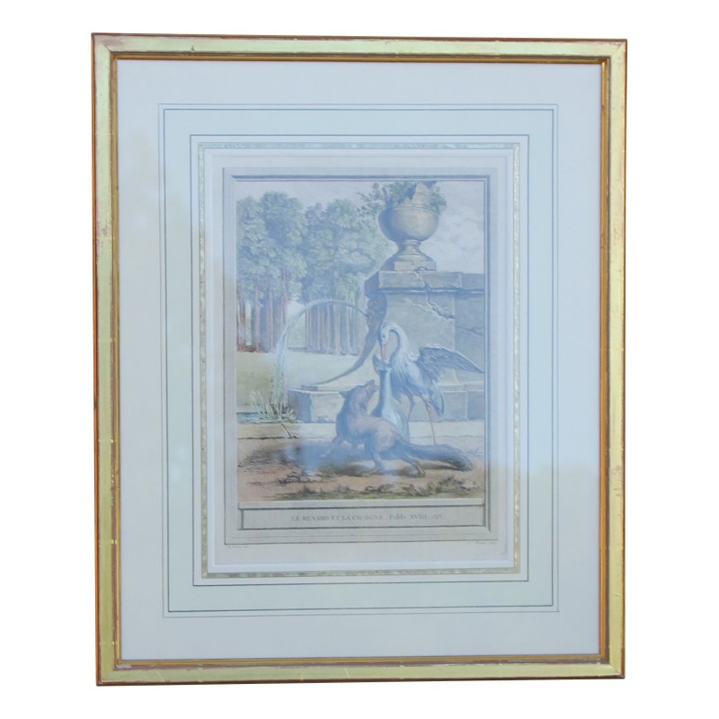 A work by JB Oudry and JJ Flipart - Moinat - Prints, Reproductions A work by JB Oudry and JJ Flipart - Moinat - Prints, Reproductions