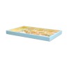Ein blau-goldenes, mit Coliris lackiertes Serviertablett - Moinat - Platten