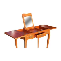 A dressing table in cherry wood and doe feet