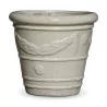 Un pot à fleur de coloris blanc - Moinat - Caches pot, Jardinières intérieures