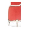 A Louis XV basket bed, red velvet fabric - Moinat - Bed frames