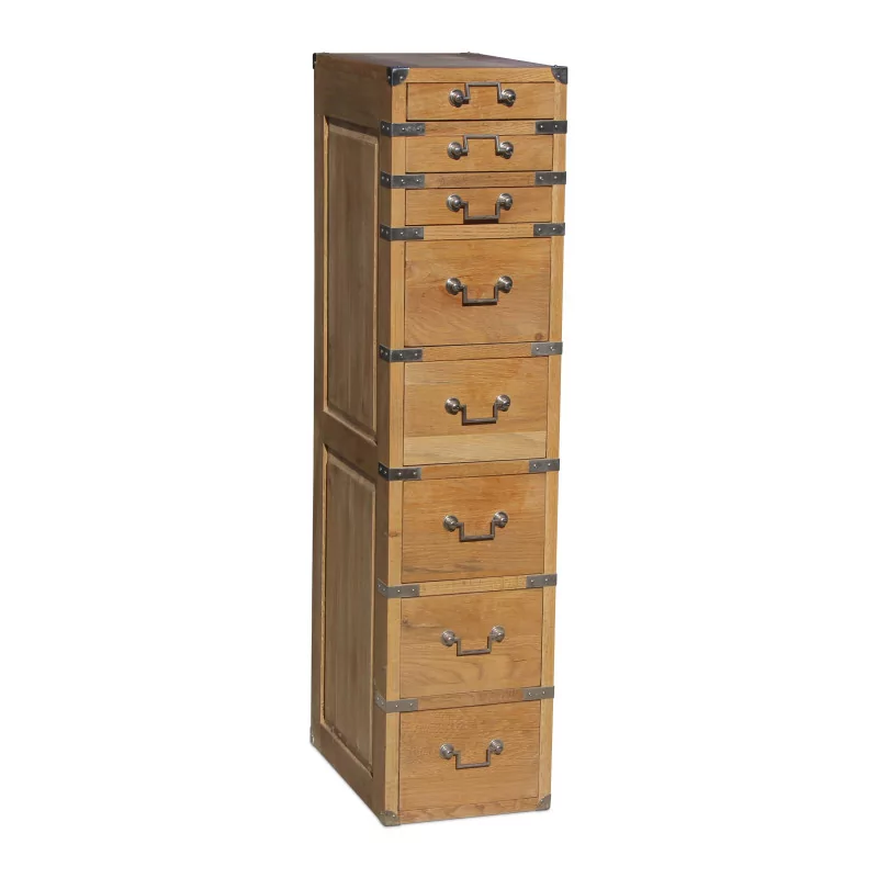 A solid oak storage unit - Moinat - Chests of drawers, Commodes, Chifonnier, Chest of 7 drawers
